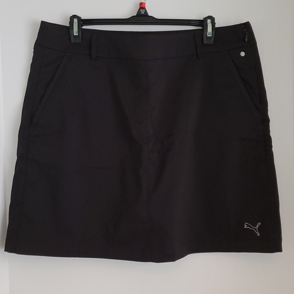 Puma Women's Golf/Tennis Skorts Sz 12 Black